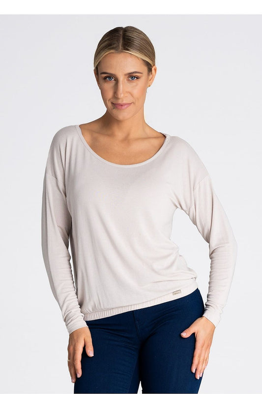  Bluzka Model M981 Beige - Figl 