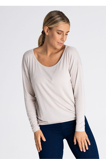   Bluzka Model M981 Beige - Figl 