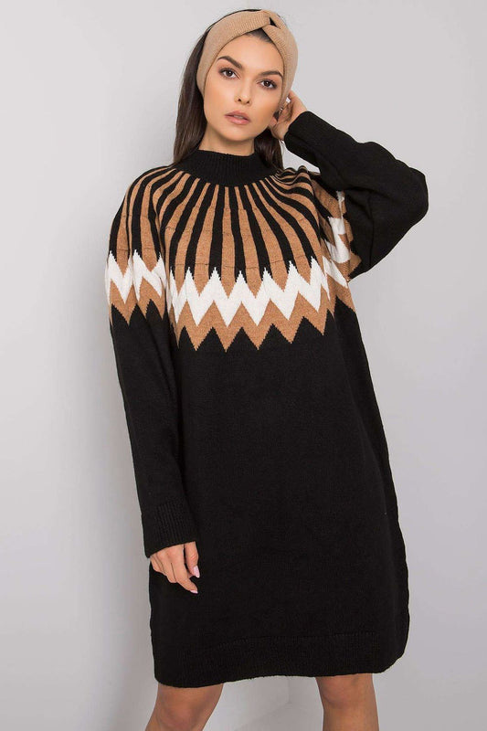  Sukienka Model LC-SK-0098.37X Black - Rue Paris 