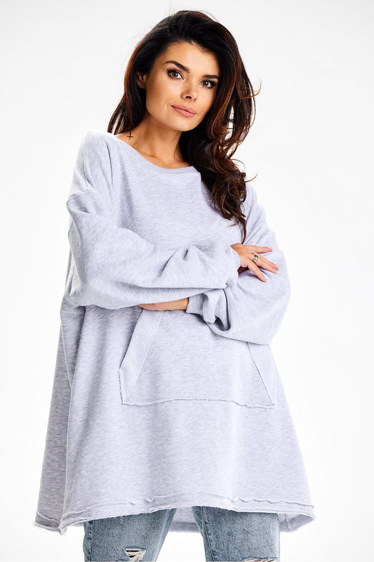   Bluza Damska Model M335 Grey - Infinite You 