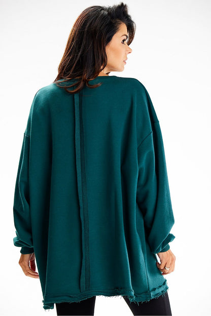   Bluza Damska Model M335 Bottle Green - Infinite You 