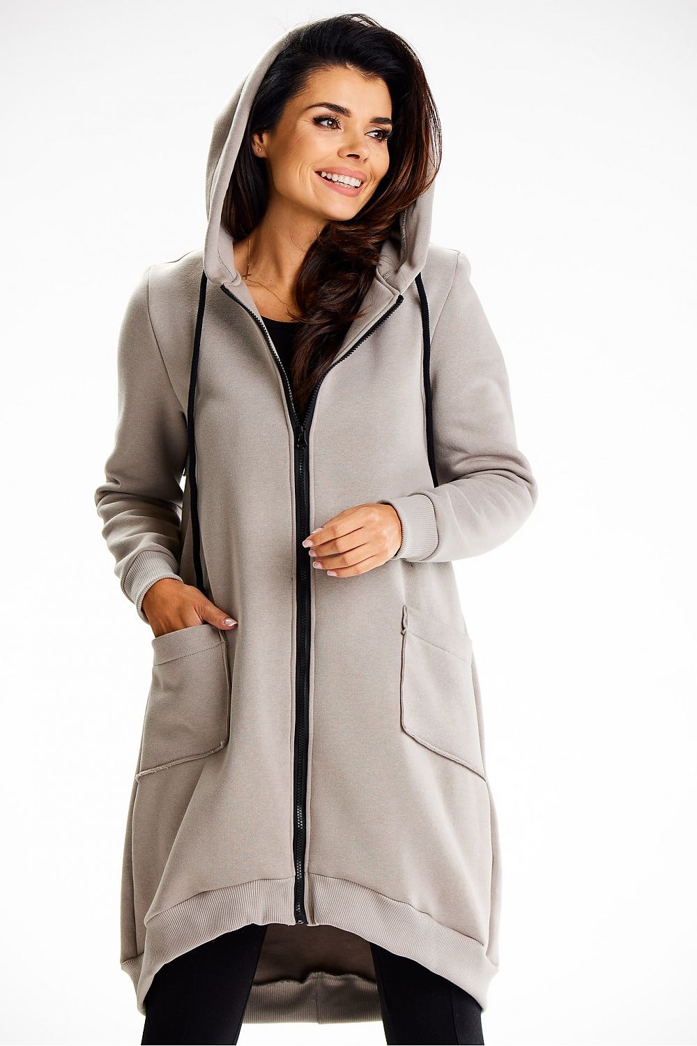   Bluza Damska Model M334 Grey - Infinite You 