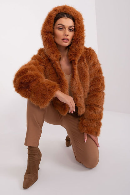   Kurtka Damska Model AT-KR-2378.96P Light Brown - AT 