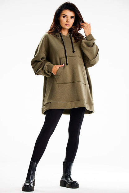   Bluza Damska Model M332 Khaki - Infinite You 