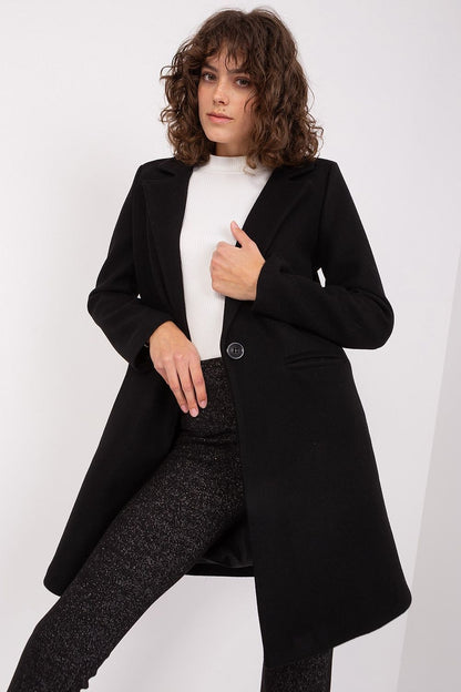   Płaszcz Damski Model TW-PL-BI-23314.00P Black - Och Bella 