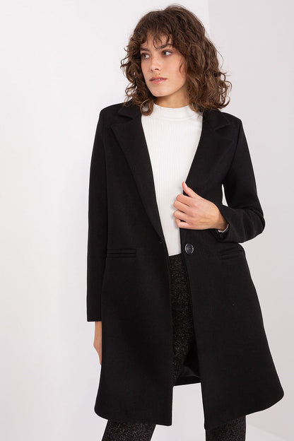   Płaszcz Damski Model TW-PL-BI-23314.00P Black - Och Bella 