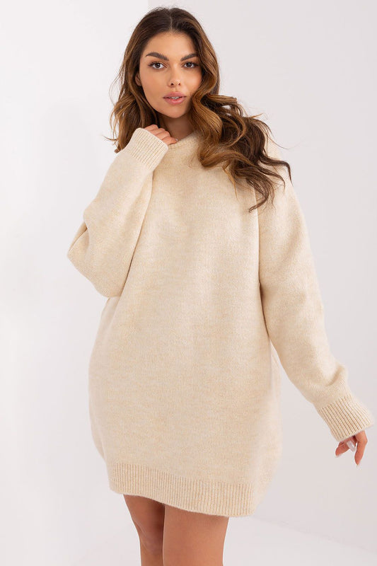  Sukienka Model LC-SK-0568.01P Light Beige - Rue Paris 