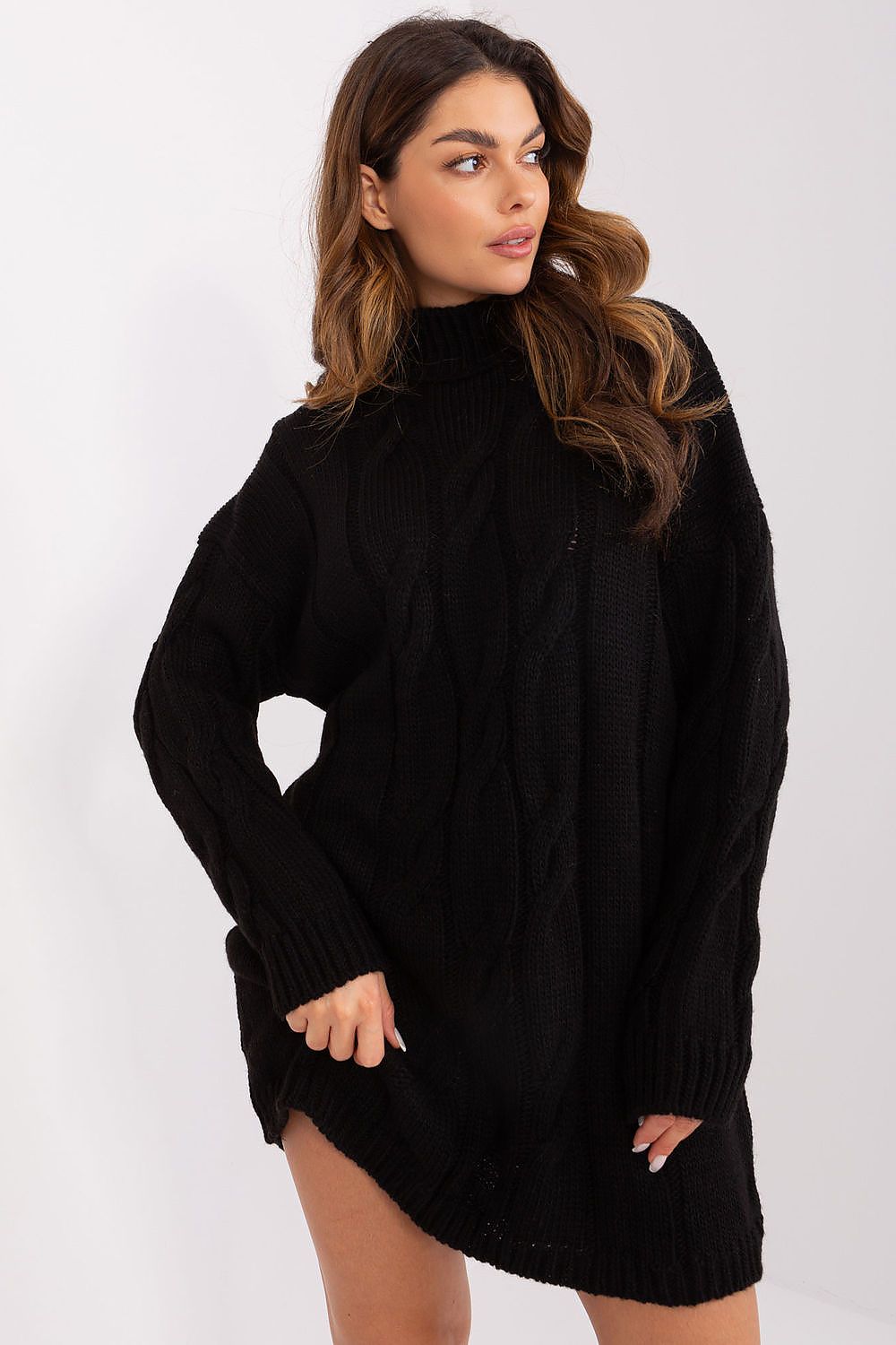  Sukienka Model LC-SK-1561.34X Black - Rue Paris 
