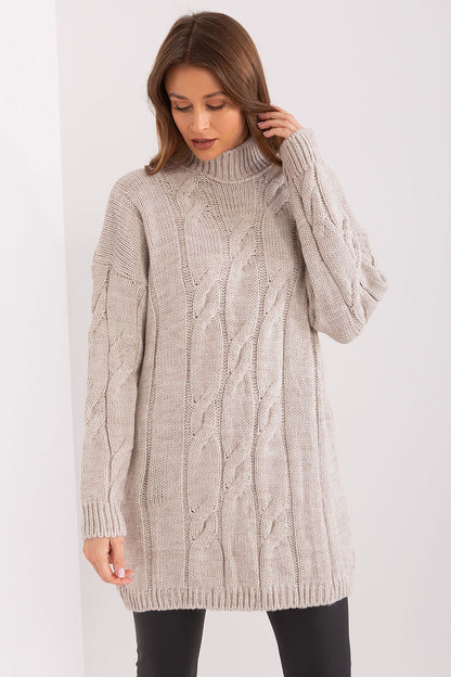  Sukienka Model LC-SK-1561.72P Beige - Rue Paris 