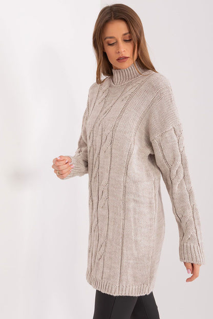  Sukienka Model LC-SK-1561.72P Beige - Rue Paris 