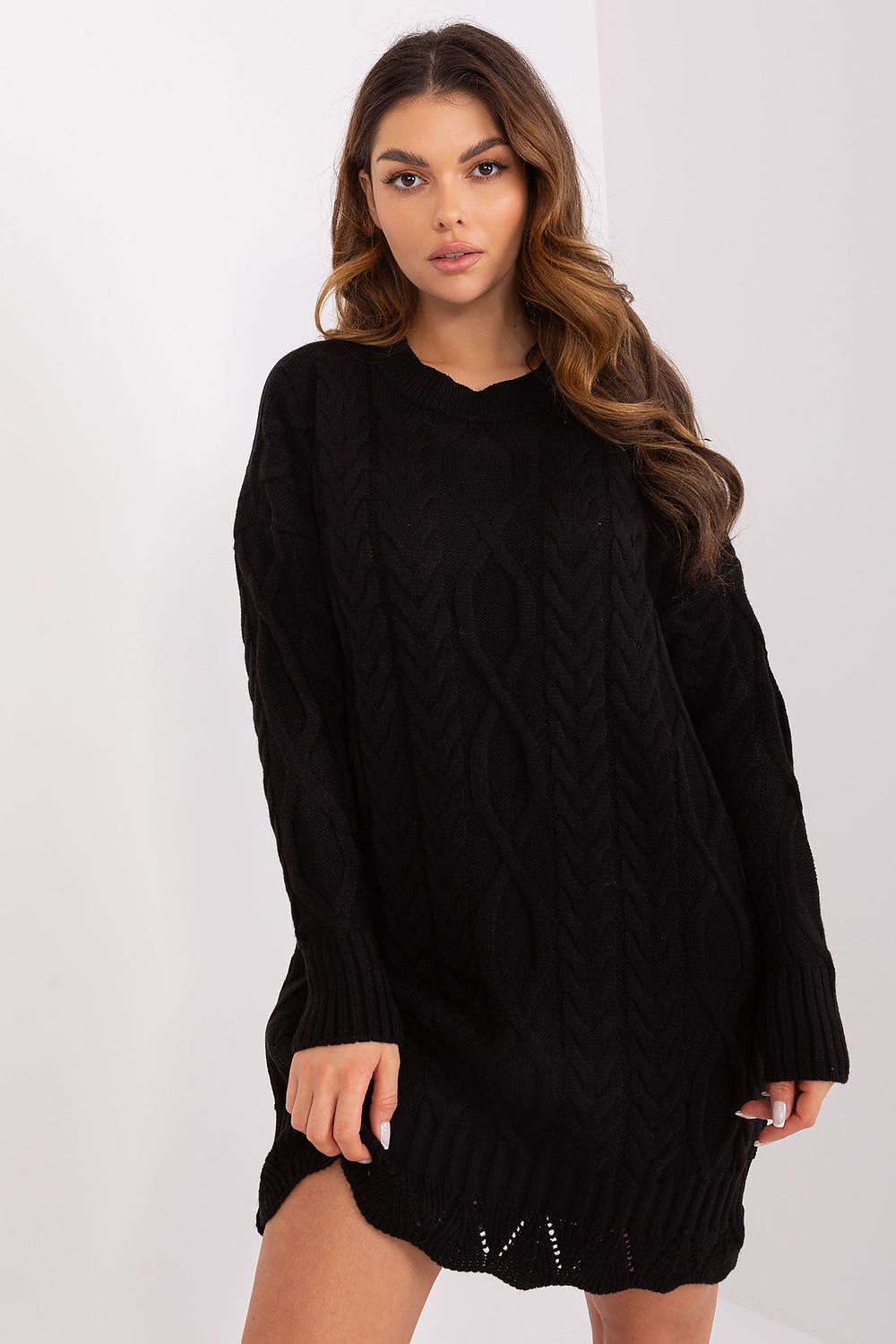  Sukienka Model LC-SK-8012-2.51P Black - Rue Paris 