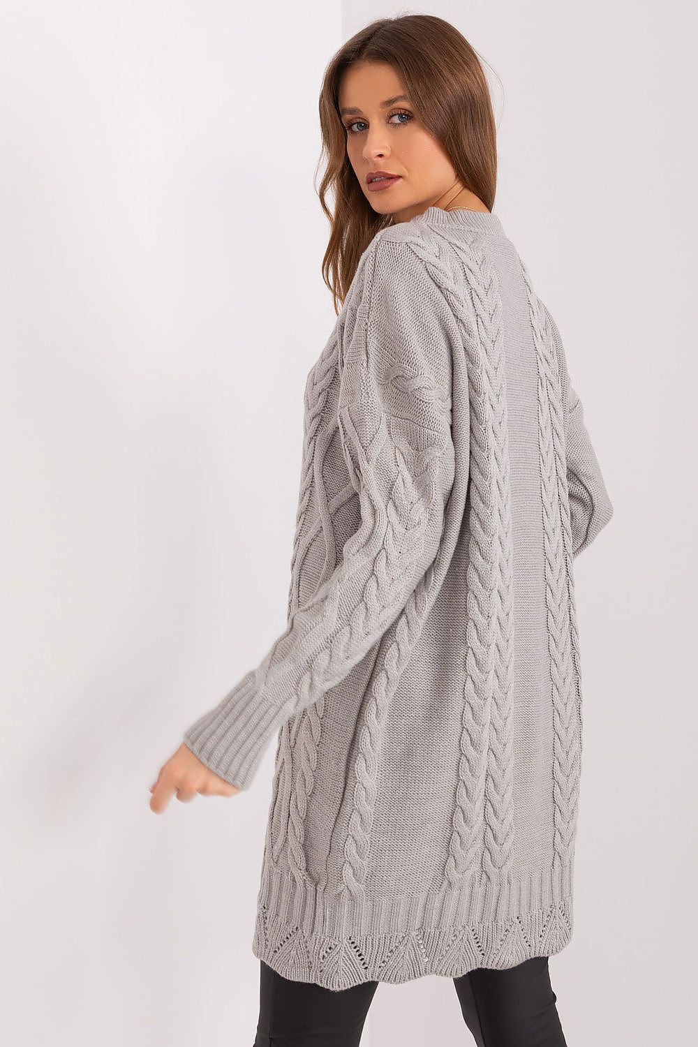  Sukienka Model LC-SK-8012-2.64P Grey - Rue Paris 