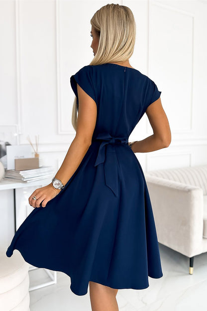   Sukienka Model Scarlett 348-6 Navy - Numoco 