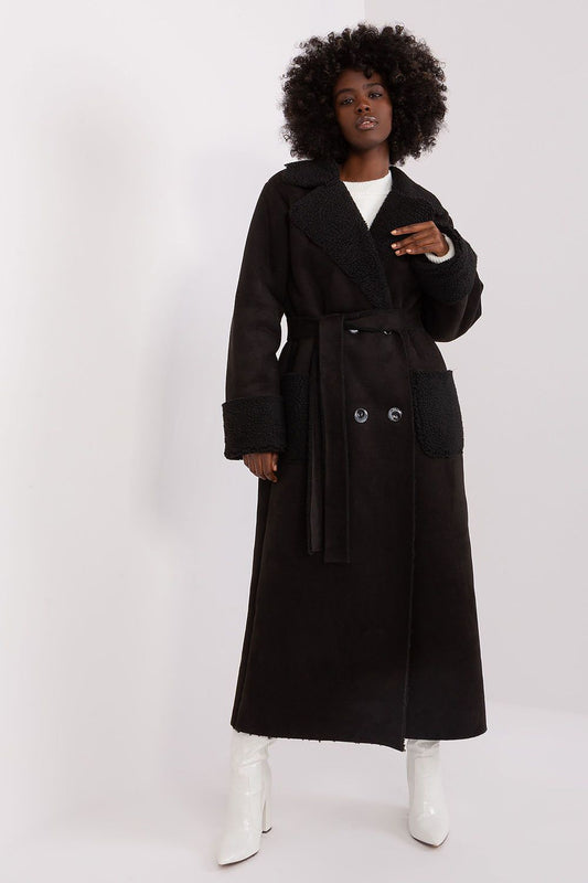   Płaszcz Damski Model LK-PL-509460.00P Black - Lakerta 