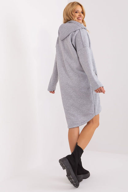   Bluza Damska Model RV-BL-4858-2.97P Grey - Relevance 
