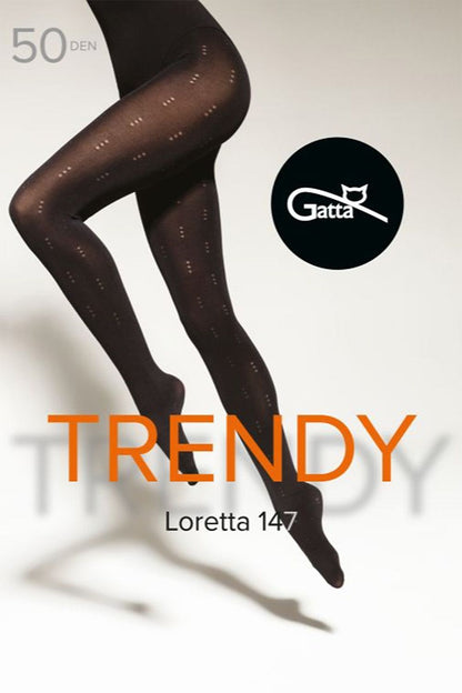   Rajstopy Model Loretta 147 50 Den Nero - Gatta 