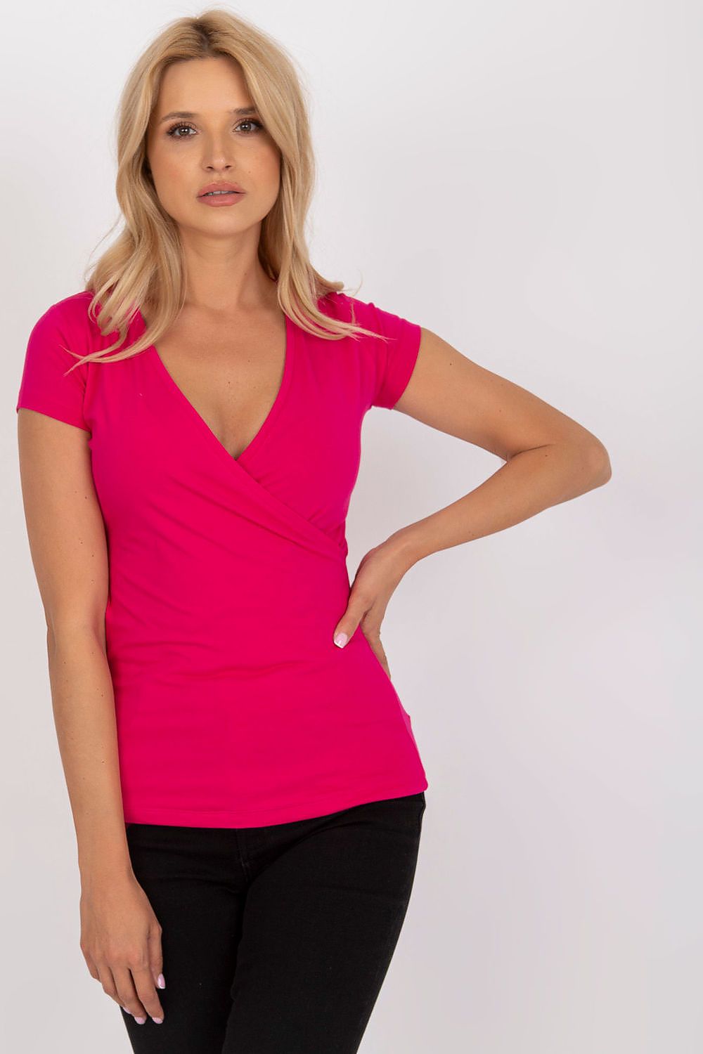   Bluzka Model RV-TS-5636.03X Fuksja - Rue Paris 