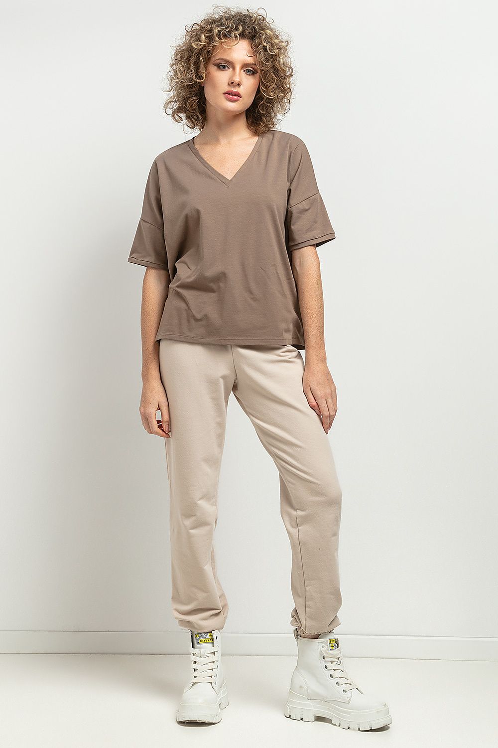   Bluzka Model T393/6 Cappuccino - Tessita 