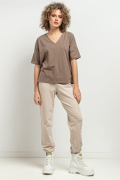   Bluzka Model T393/6 Cappuccino - Tessita 