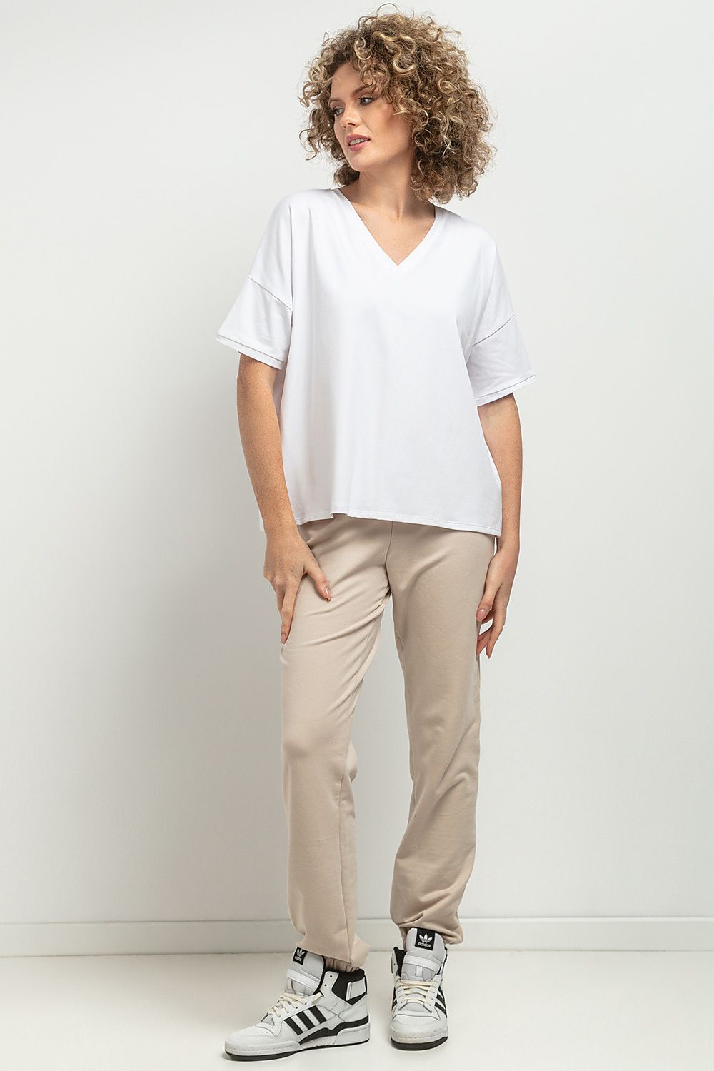   Bluzka Model T393/1 White - Tessita 