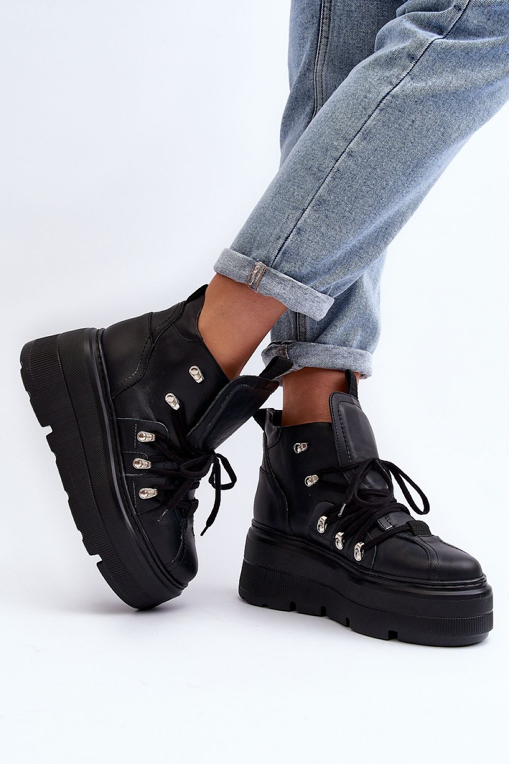   Buty Sportowe Model Zazoo 3416 Black - Step in style 