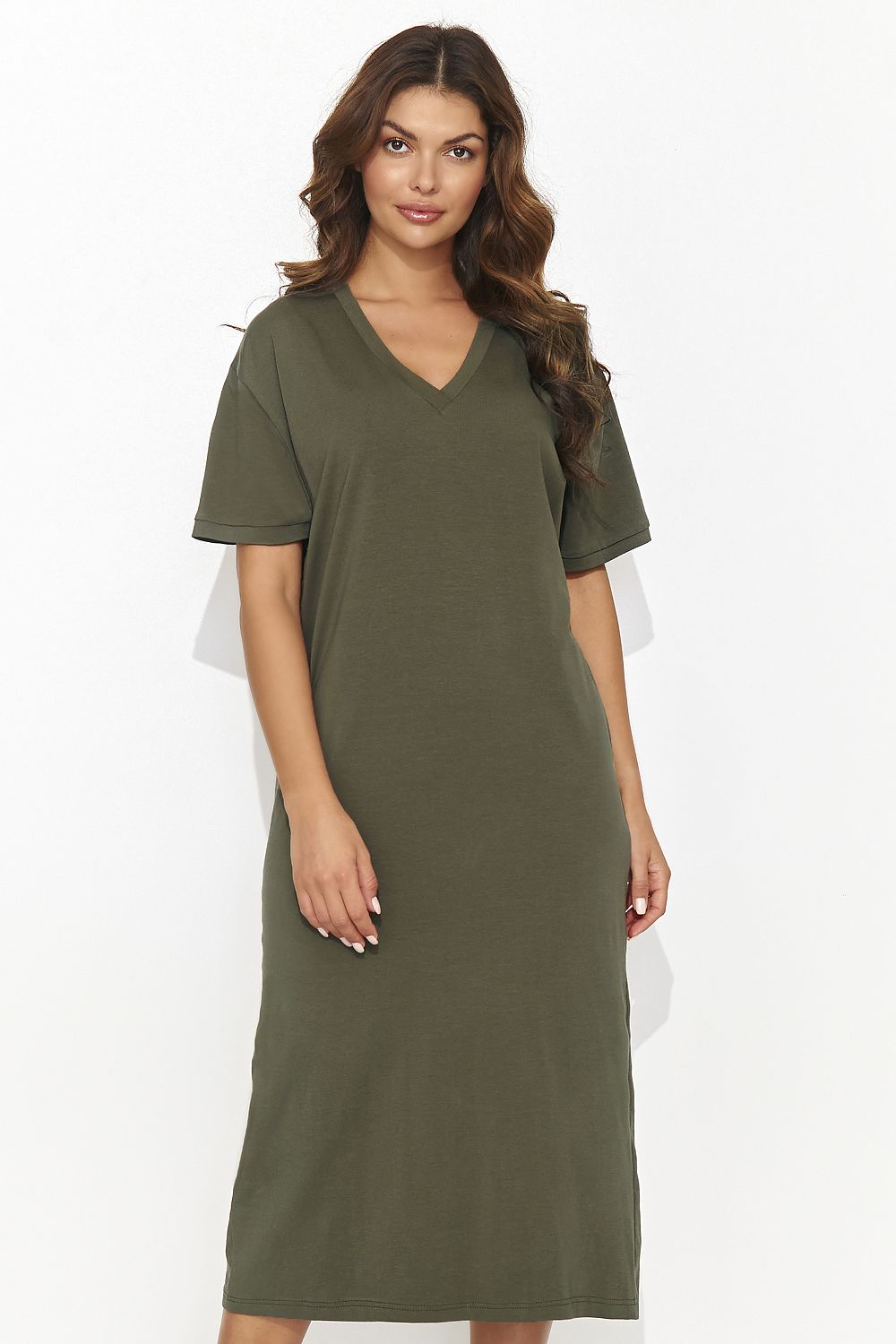  Sukienka Model NU467 Khaki - Numinou 