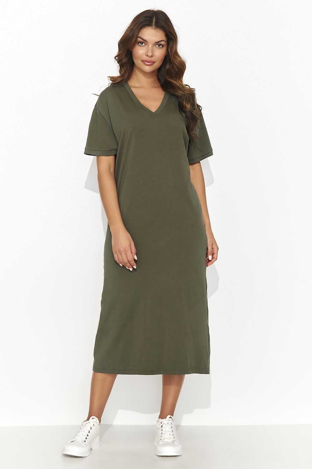  Sukienka Model NU467 Khaki - Numinou 