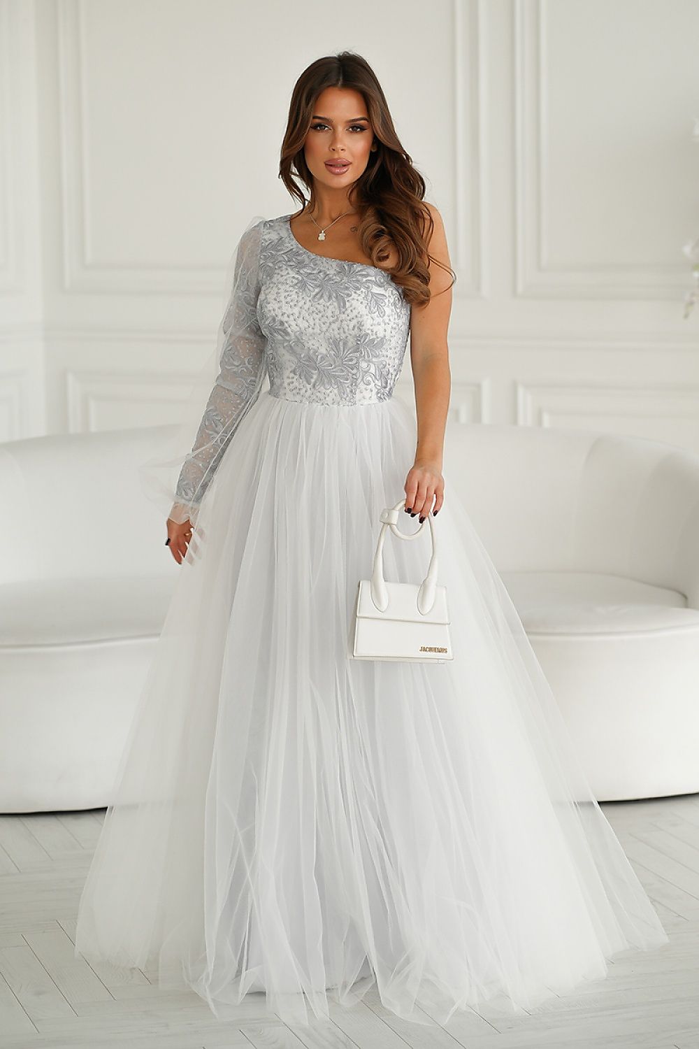  Sukienka Model 303-03 Grey - Bicotone 