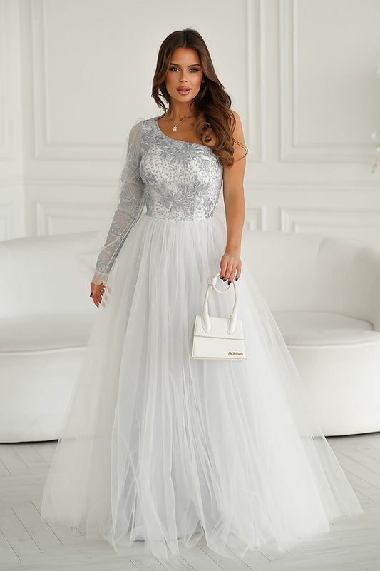  Sukienka Model 303-03 Grey - Bicotone 