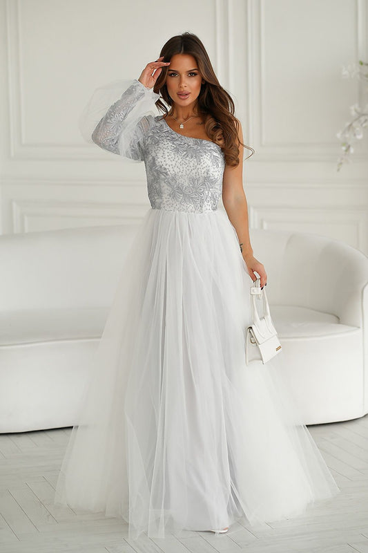  Sukienka Model 303-03 Grey - Bicotone 