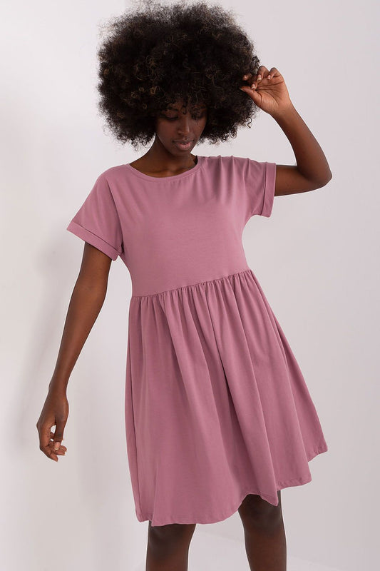 Sukienka Model RV-SK-5672.03P Dark Pink - Rue Paris 