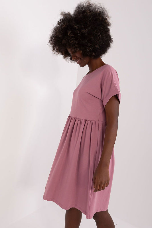  Sukienka Model RV-SK-5672.03P Dark Pink - Rue Paris 