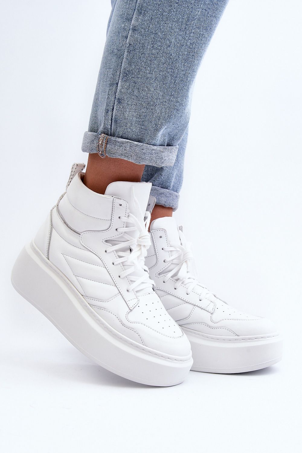   Buty Sportowe Model Zazoo 3392/X White - Step in style 