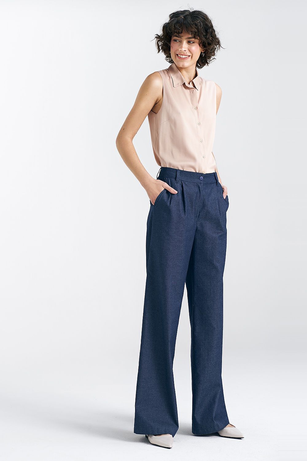   Spodnie jeansowe wide leg SD83 Denim - Nife 
