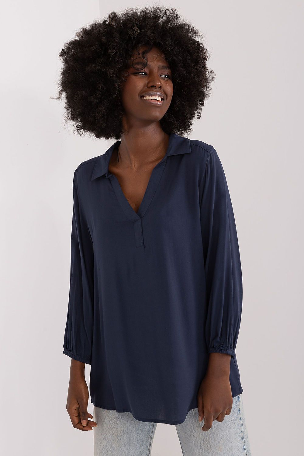   Bluzka Model D73761Z11162A Navy - Sublevel 