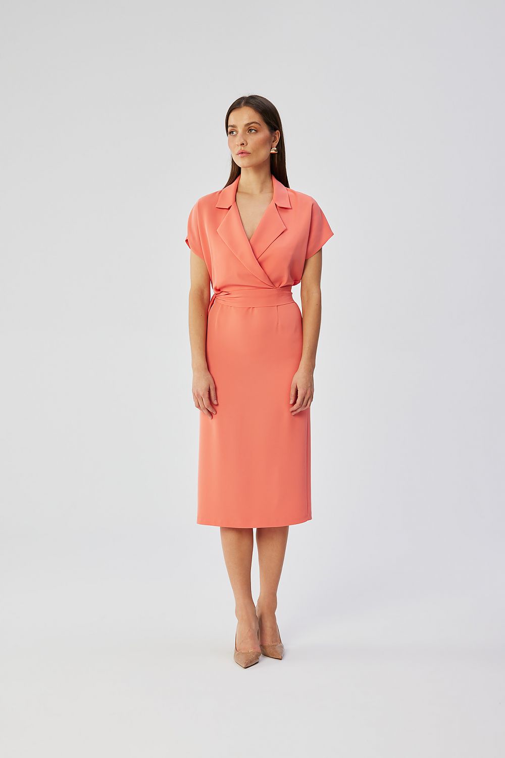  Sukienka Model S363 Orange - Stylove 