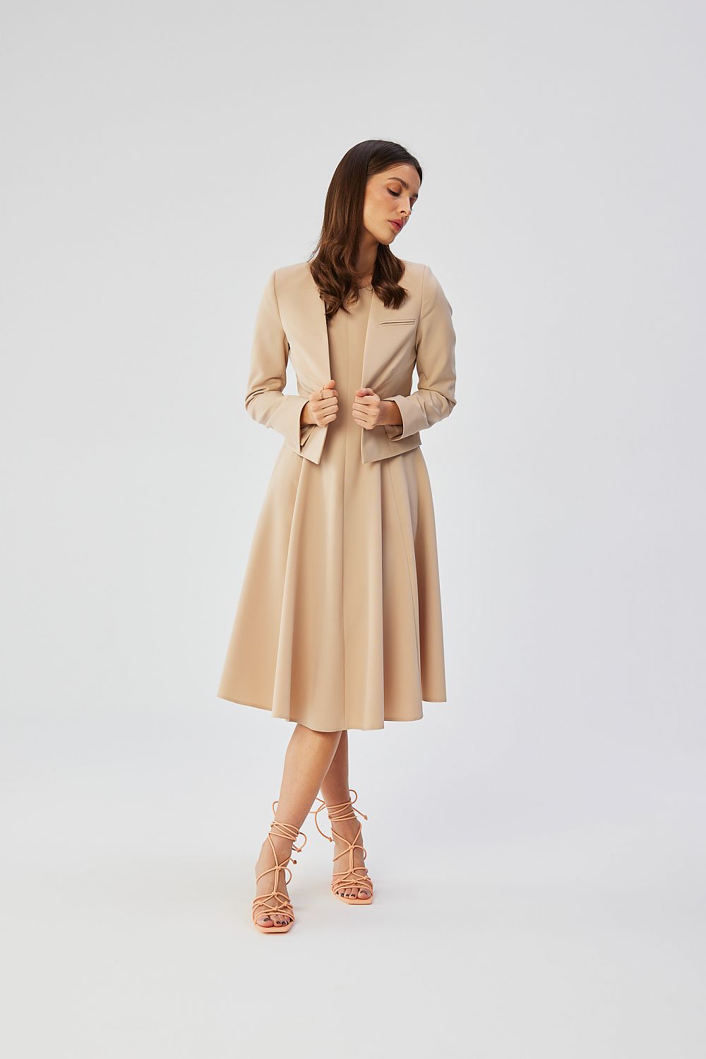  Sukienka Model S358 Beige - Stylove 
