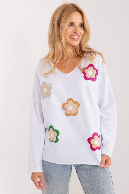   Bluzka Model DHJ-BZ-6679.22 White - Italy Moda 