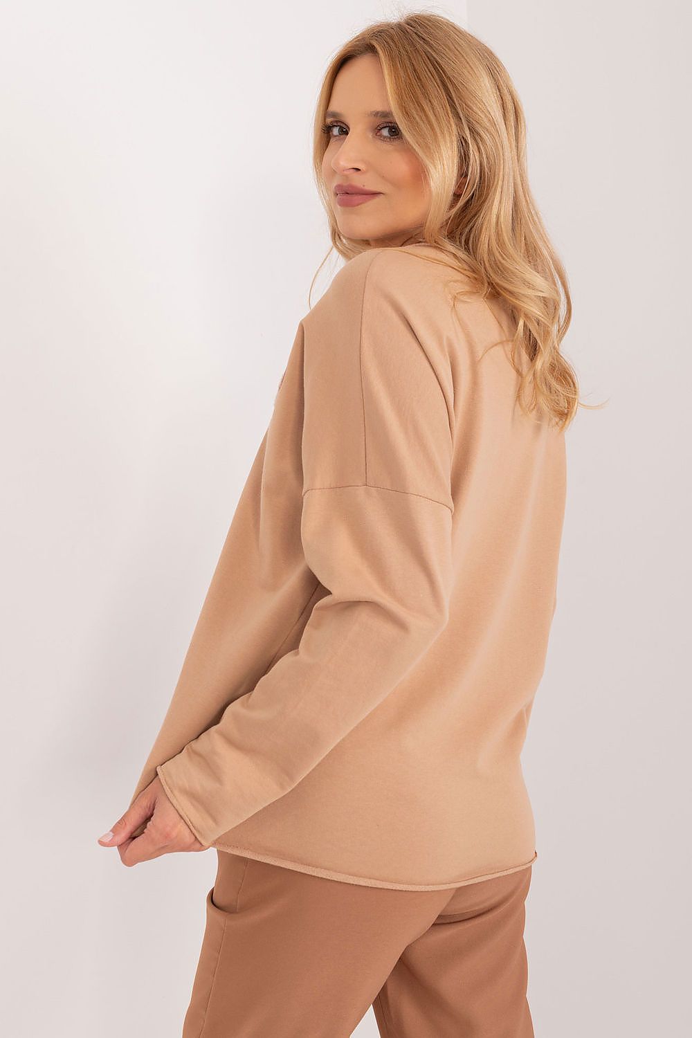   Bluzka Model DHJ-BZ-6679.22 Beige - Italy Moda 