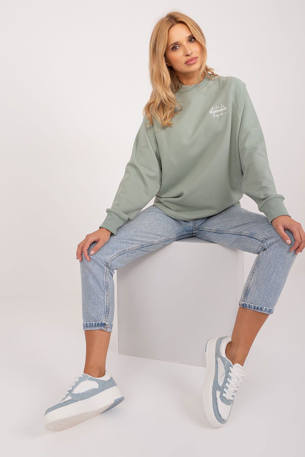   Bluza Damska Model D10088BC02656A Pistacja - Sublevel 