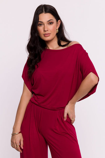   Bluzka Model B287 Bordo - BeWear 