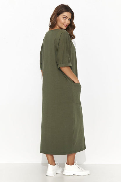  Sukienka Model NU473 Khaki - Numinou 