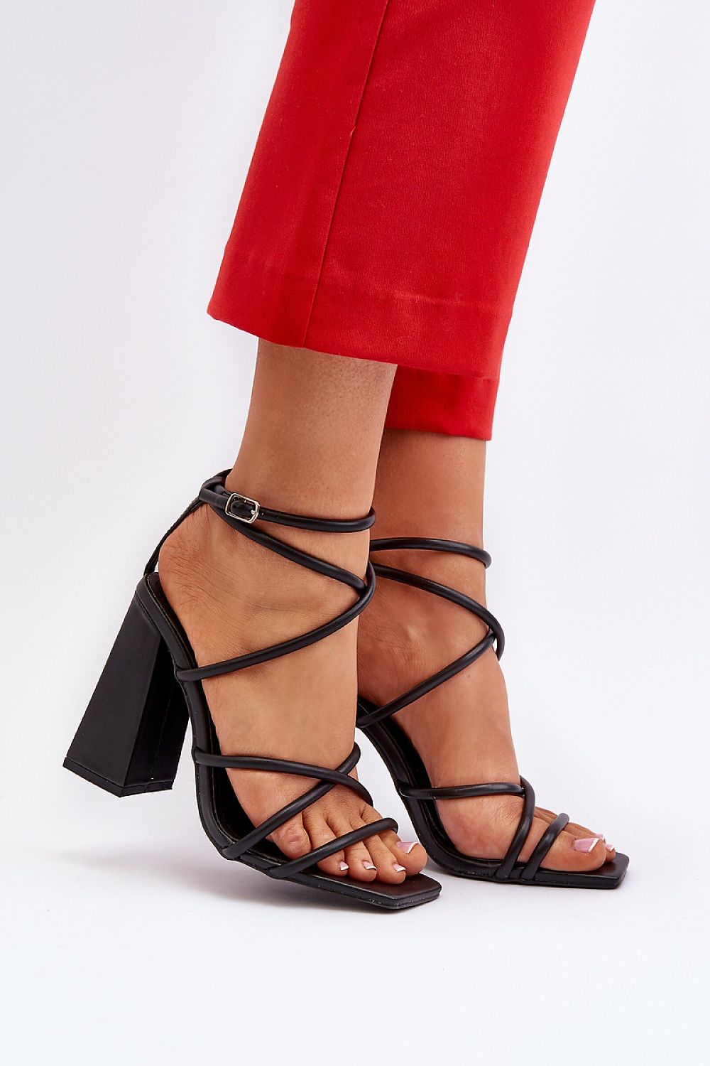  Sandały Model Josette FY2125-3 Black - Step in style 