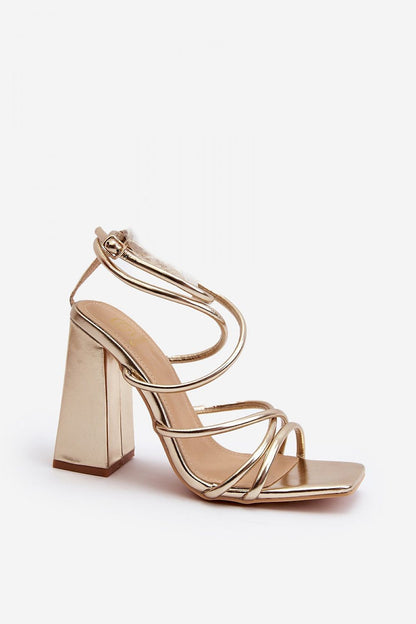  Sandały Model Josette FY2125-3 Gold - Step in style 