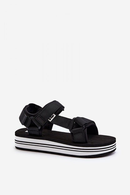  Sandały Model Lee Cooper LCW-24-05-2753 Black/White - Step in style 