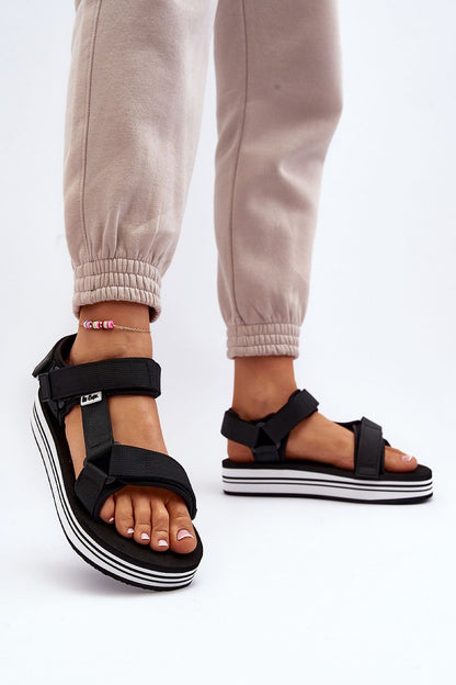  Sandały Model Lee Cooper LCW-24-05-2753 Black/White - Step in style 