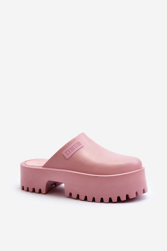  Sandał Klapki Model Big Star NN274020 Pink - Step in style 