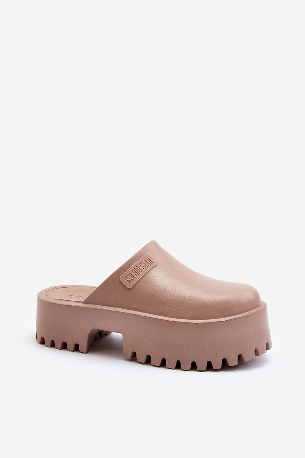  Sandał Klapki Model Big Star NN274016 Beige - Step in style 
