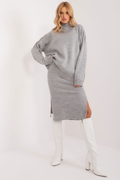  Sukienka Komplet Model BA-KMPL-1490.52 Grey - Badu 