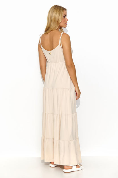  Sukienka Model M821 Light Beige - Makadamia 